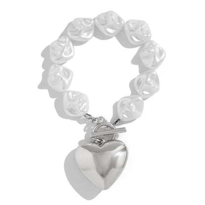 Anneliese | Elegant Pearl Charm Bracelet