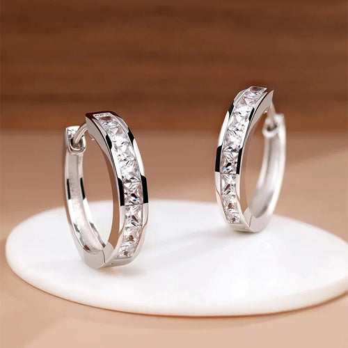 Livia | Elegant Silver Earrings