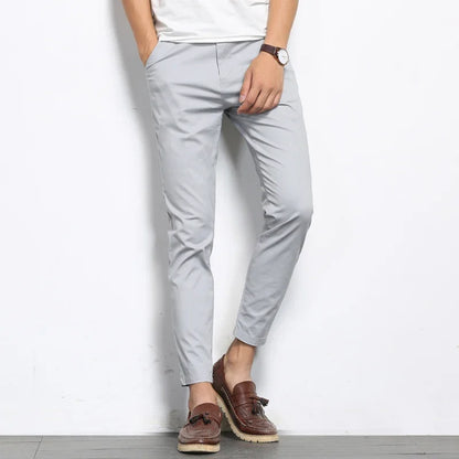 Killian | Tailored Cotton Dress Trousers