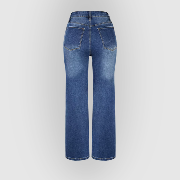 Sophia | Chic High-Waist Flare Wide Leg Jeans