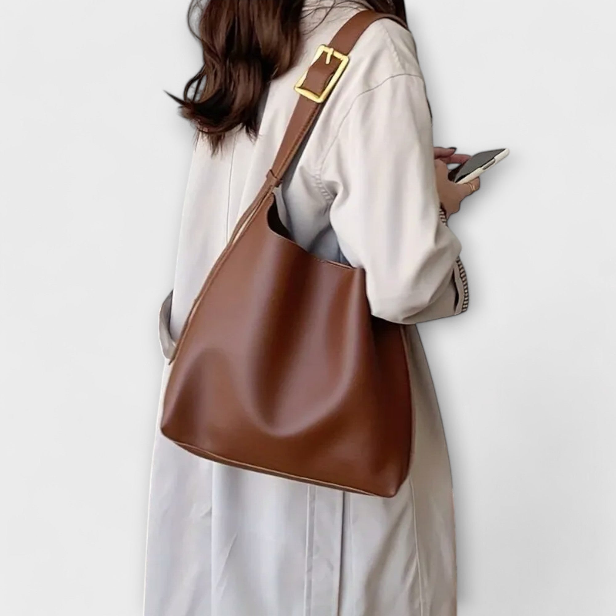 Sophia | Chic Minimalist Leather Shoulder Bag for Women