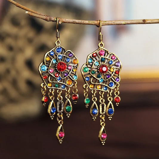 Sophia | Colorful Unique Mandala Earrings for Women