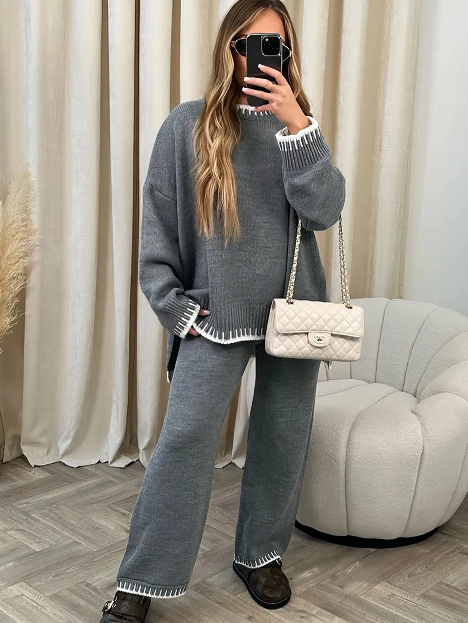 Sophia | Cozy Elegant Knit Lounge Set
