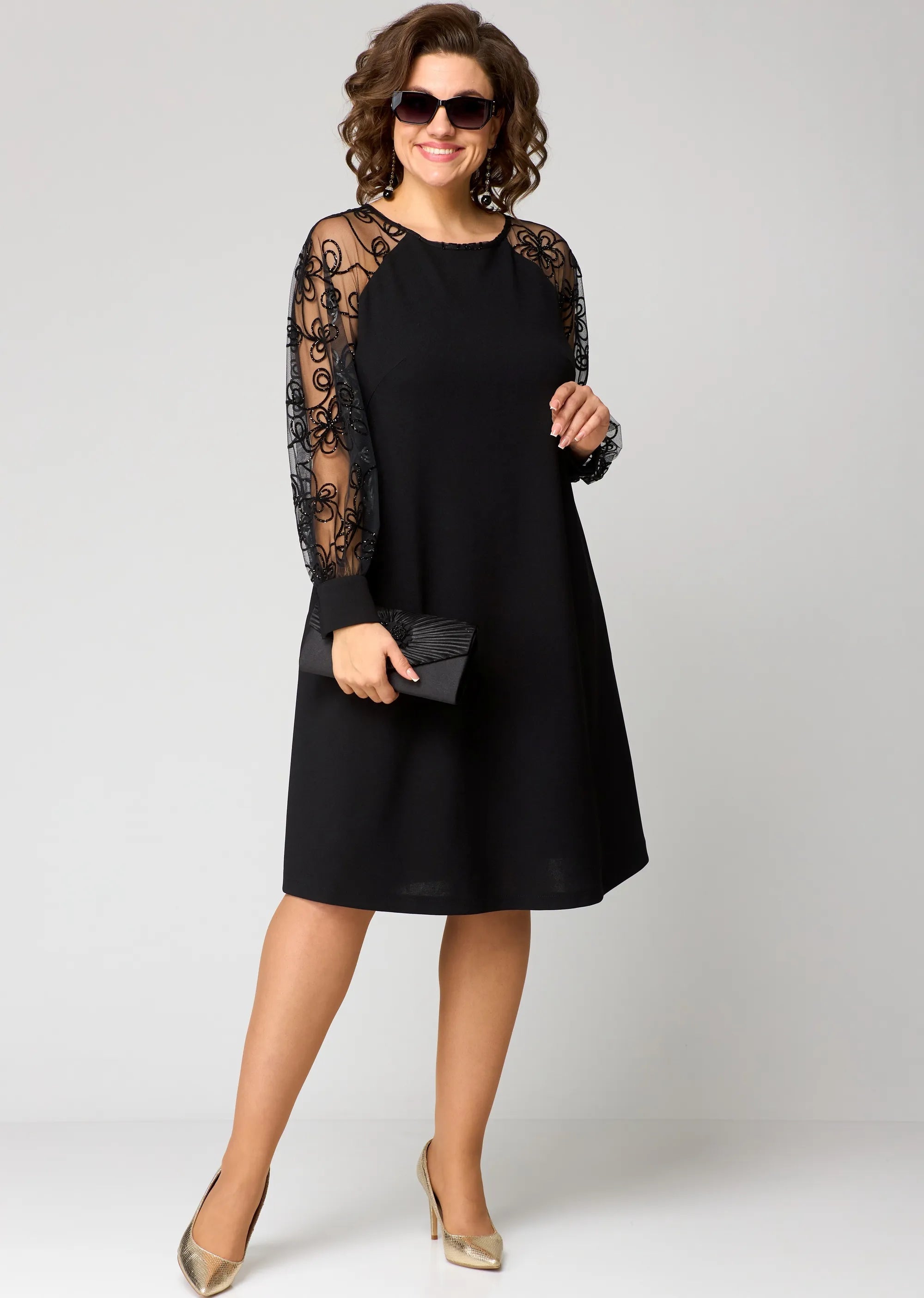 Sophia | Elegant A-Line Lace Dress for Weddings and Formal Events
