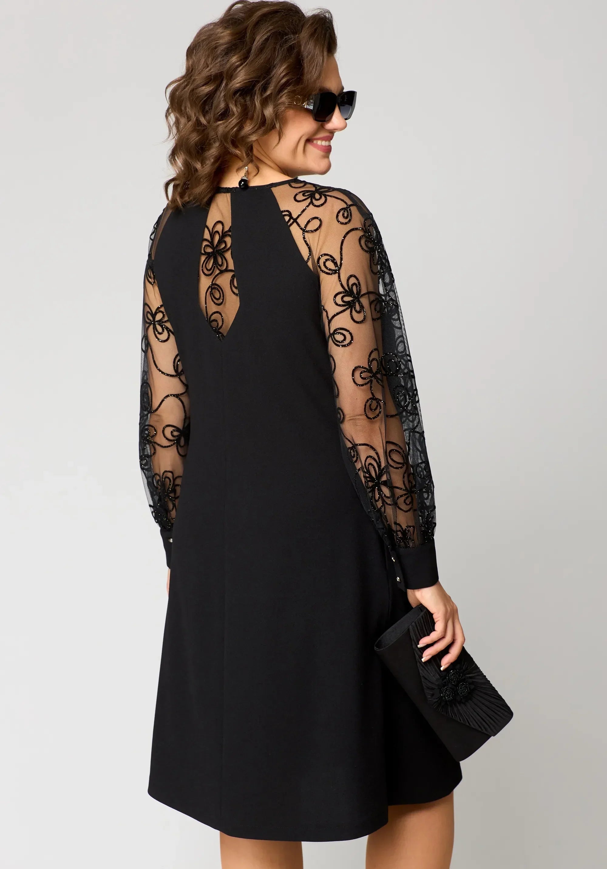 Sophia | Elegant A-Line Lace Dress for Weddings and Formal Events