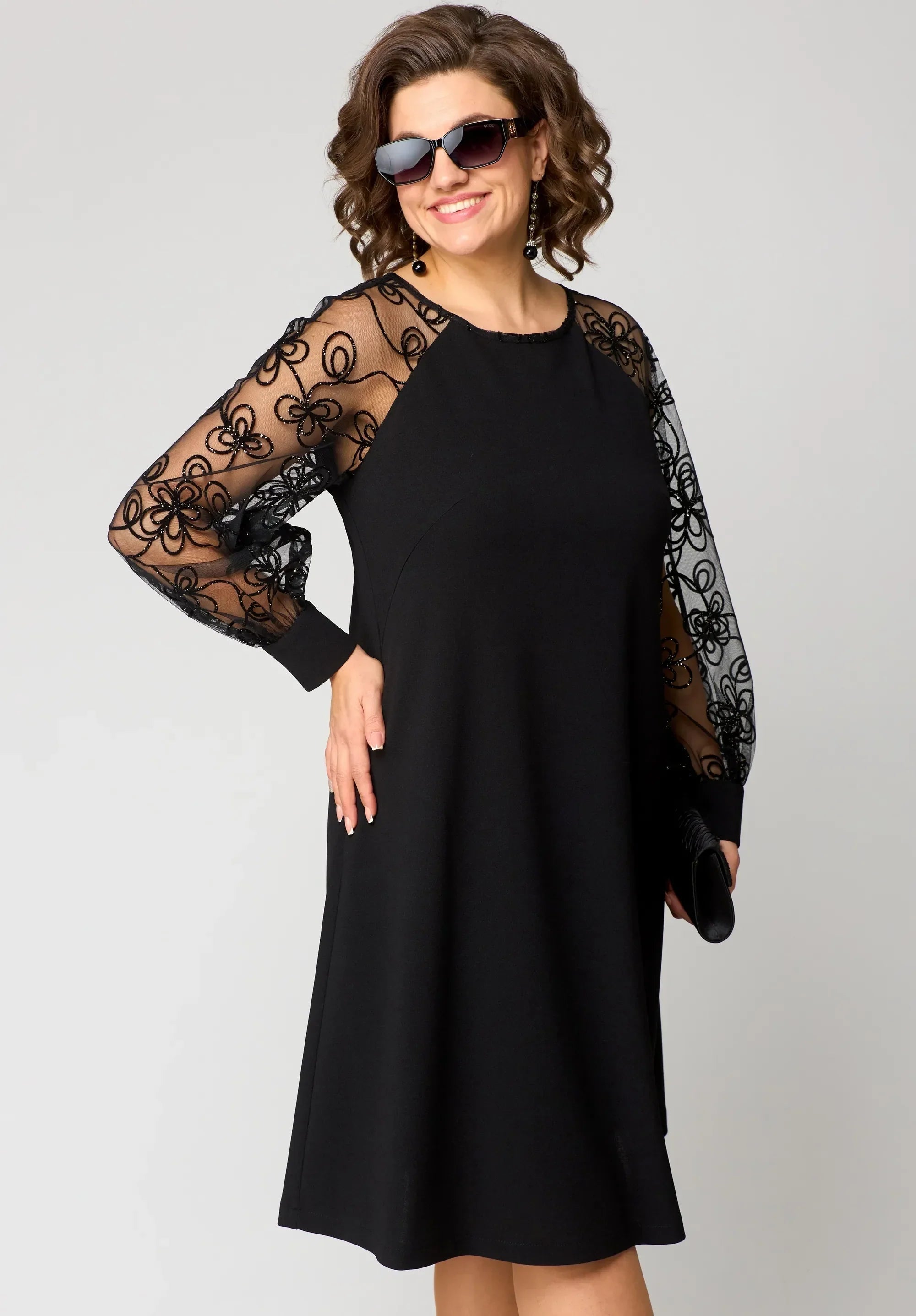 Sophia | Elegant A-Line Lace Dress for Weddings and Formal Events