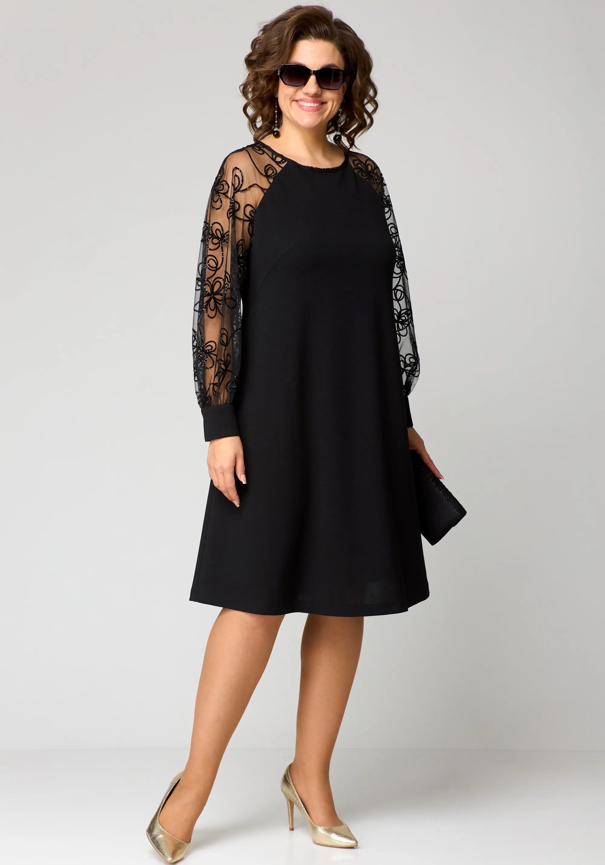 Sophia | Elegant A-Line Lace Dress for Weddings and Formal Events