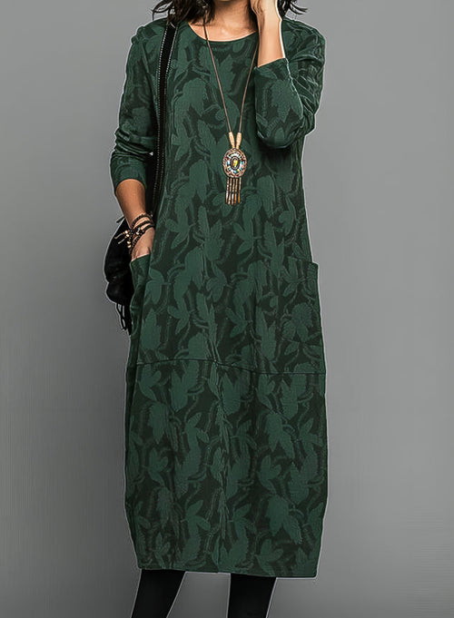 Sophia | Elegant Cozy Plus Size Dress for Winter