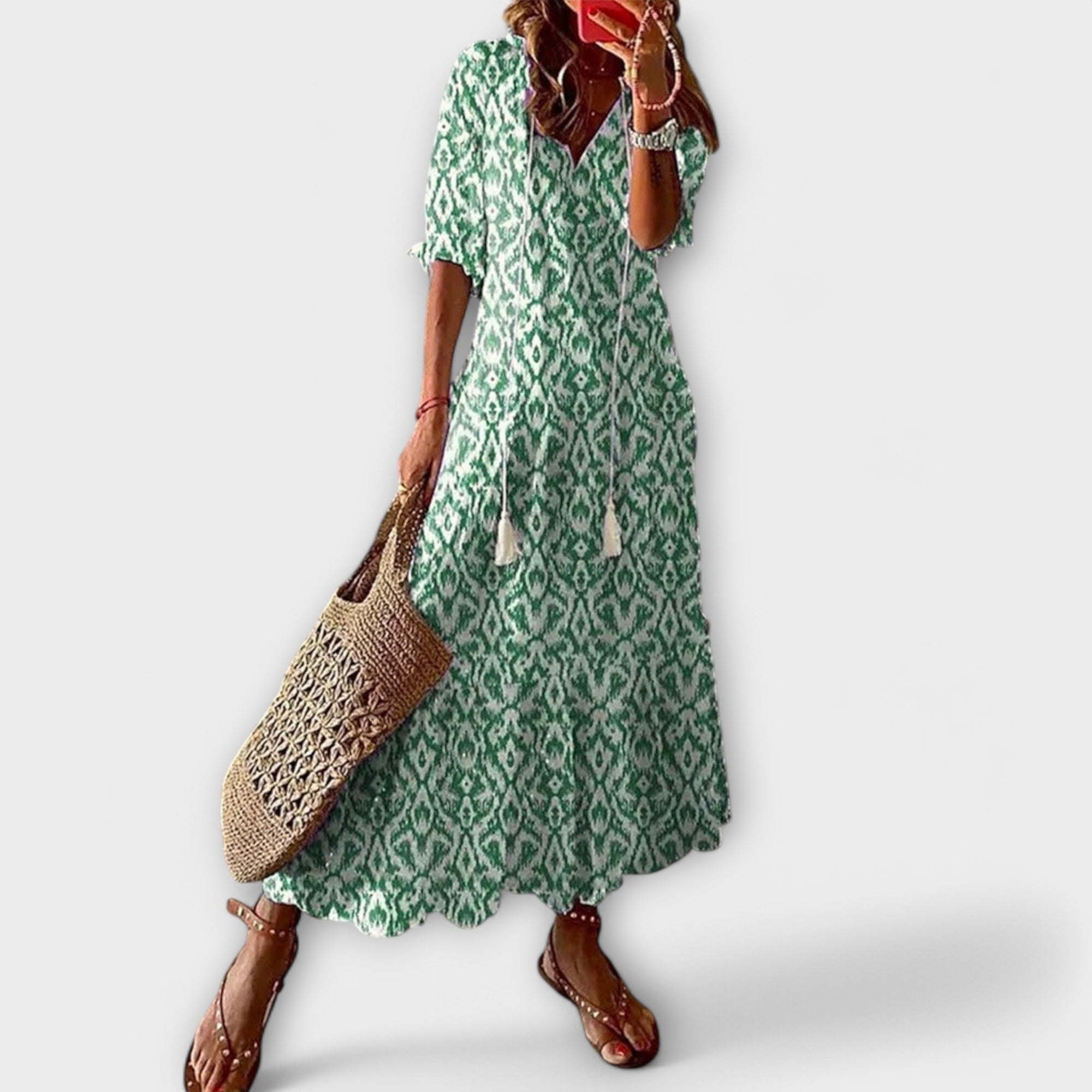 Sophia | Elegant Lightweight Bohemian Maxi Dress