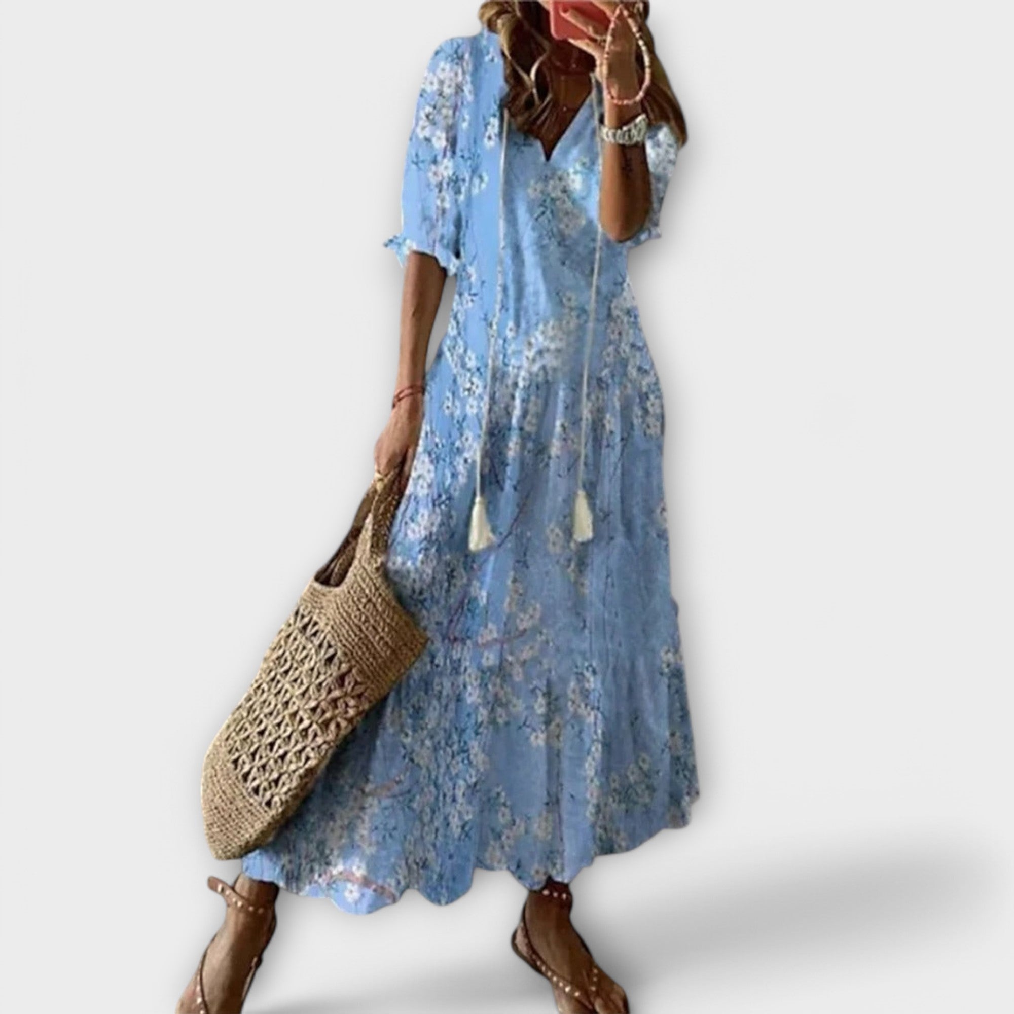 Sophia | Elegant Lightweight Bohemian Maxi Dress