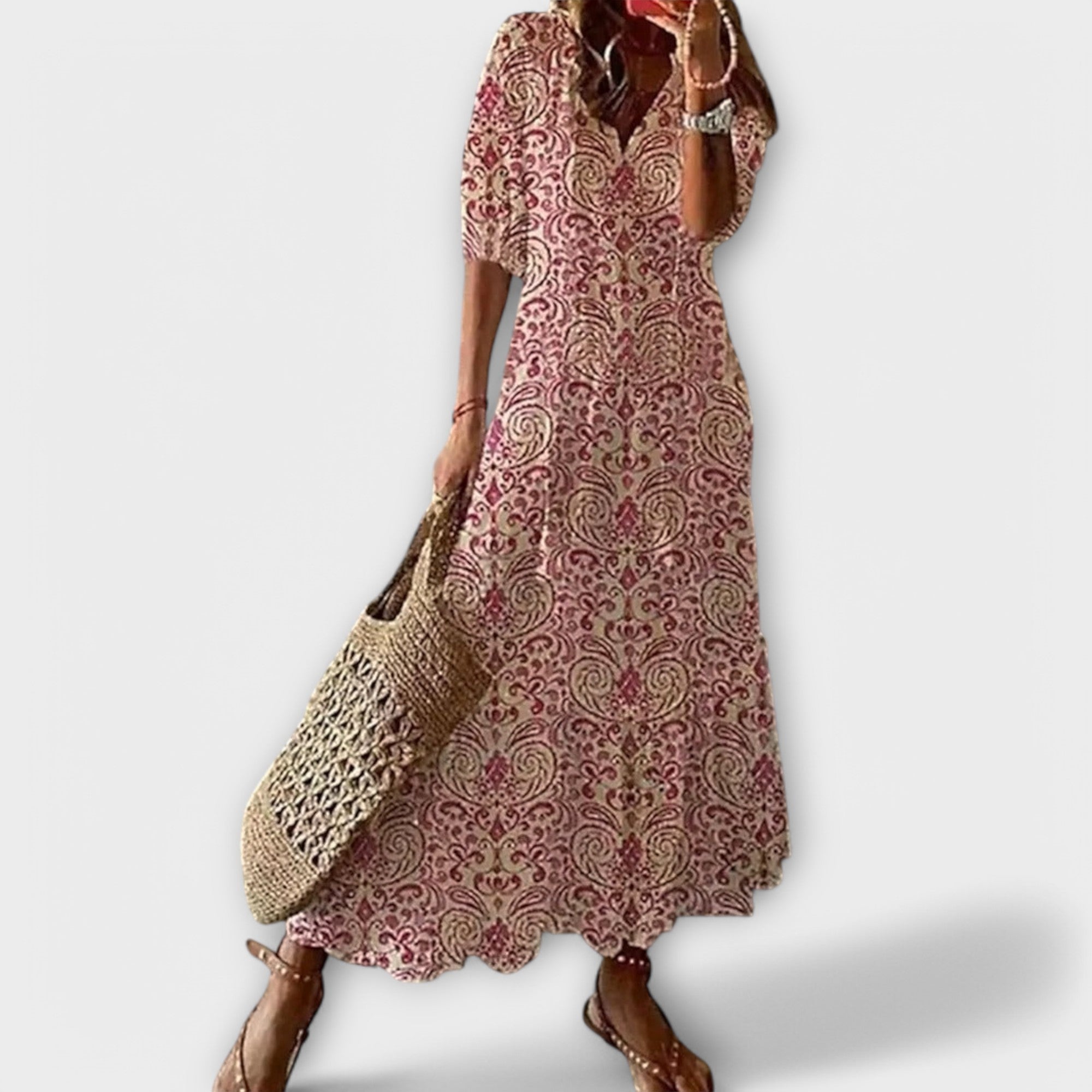 Sophia | Elegant Lightweight Bohemian Maxi Dress