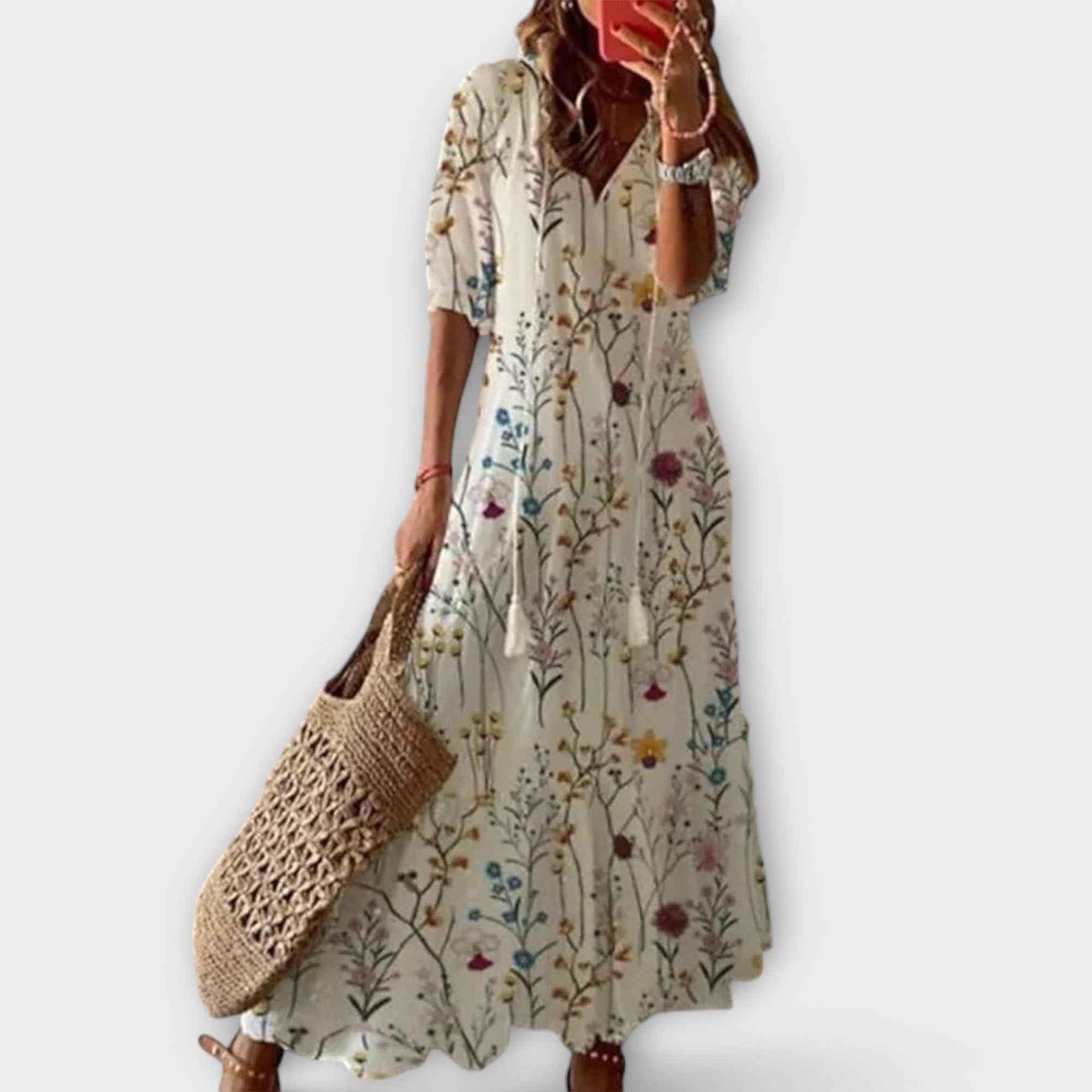 Sophia | Elegant Lightweight Bohemian Maxi Dress