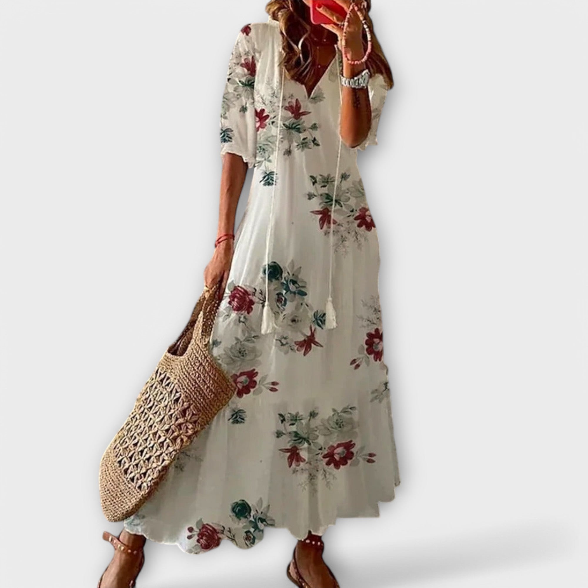 Sophia | Elegant Lightweight Bohemian Maxi Dress