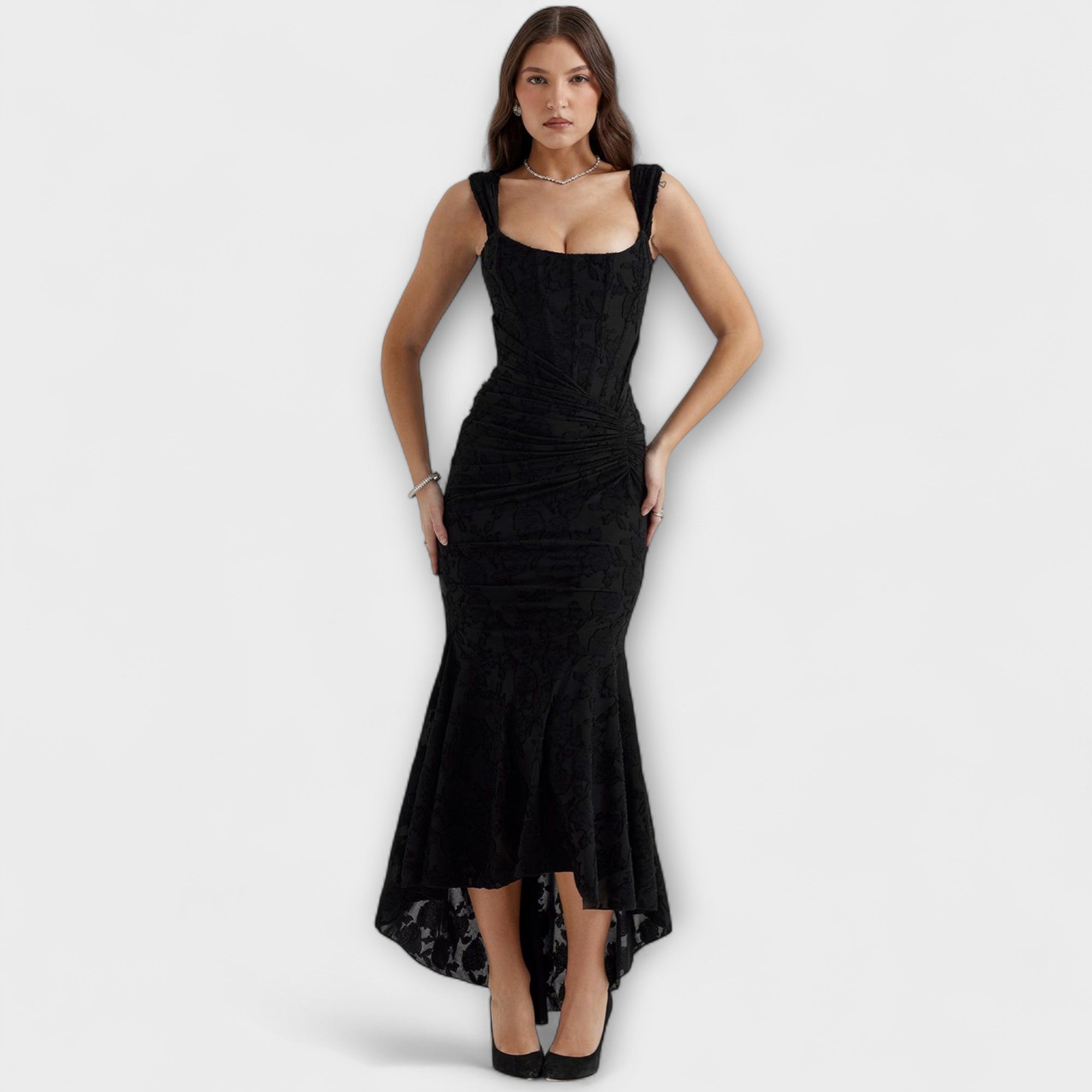 Sophia | Elegant Long Dress with Corset Design