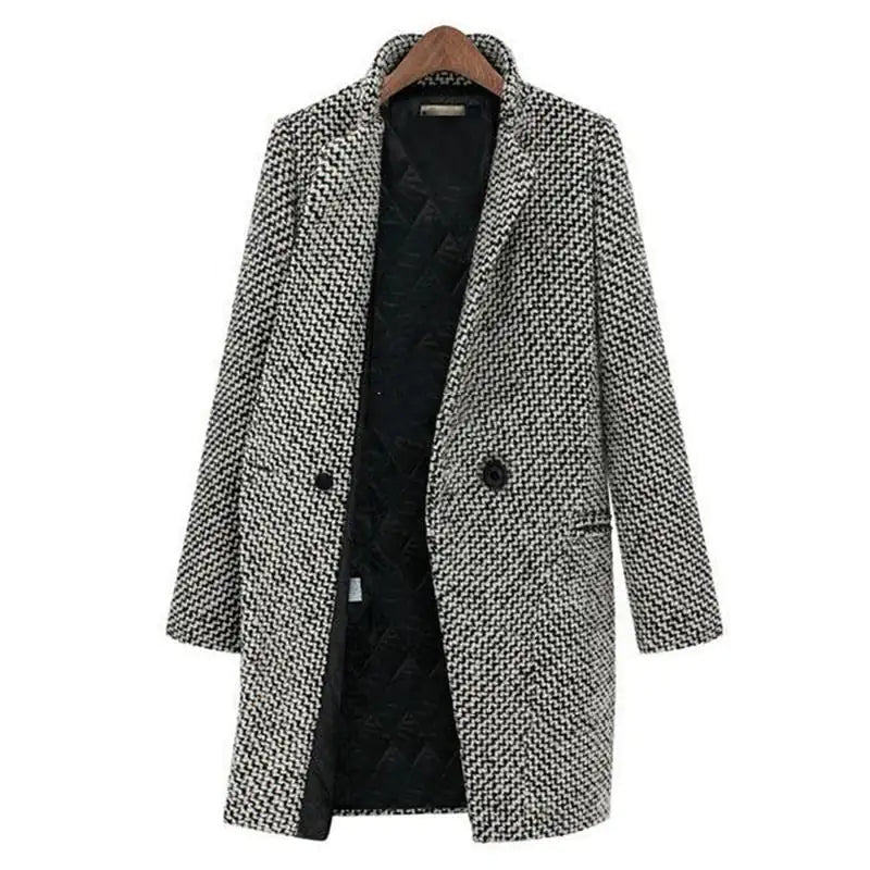 Sophia | Elegant Long Wool Coat