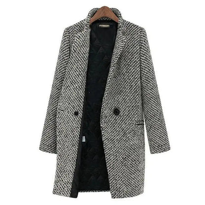 Sophia | Elegant Long Wool Coat