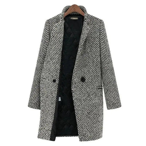 Sophia | Elegant Long Wool Coat