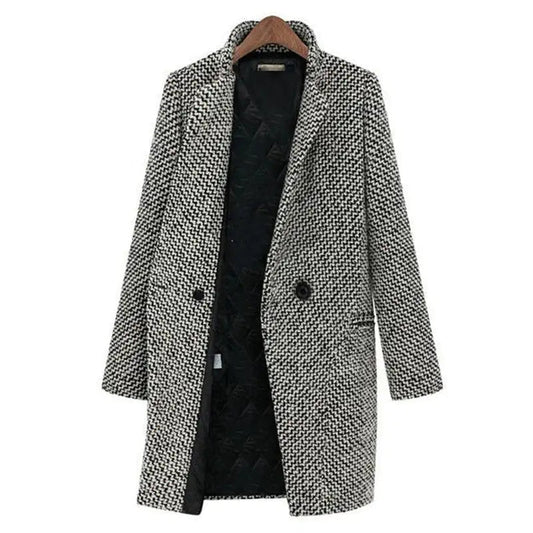 Sophia | Elegant Long Wool Coat