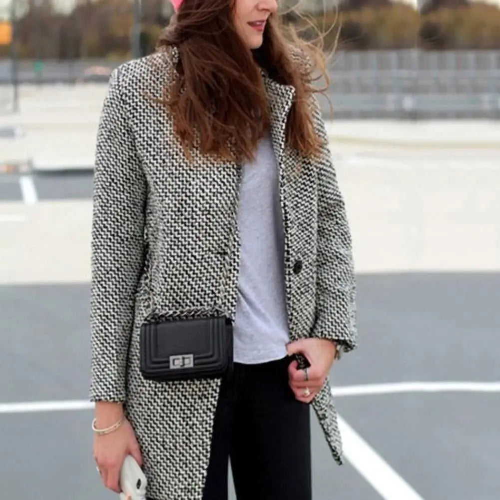 Sophia | Elegant Long Wool Coat