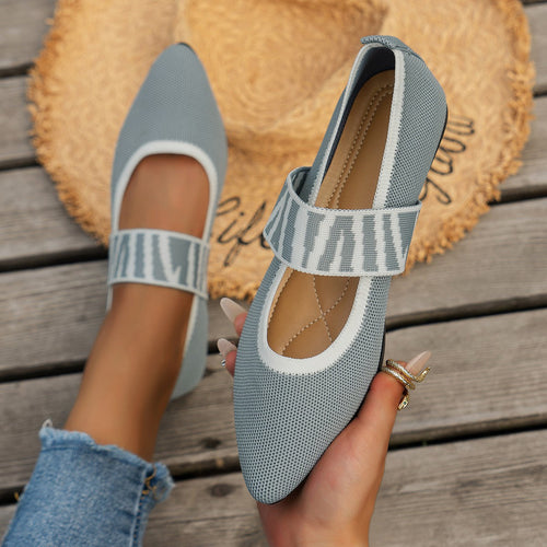 Sophia | Elegant Patterned Ballet Flats