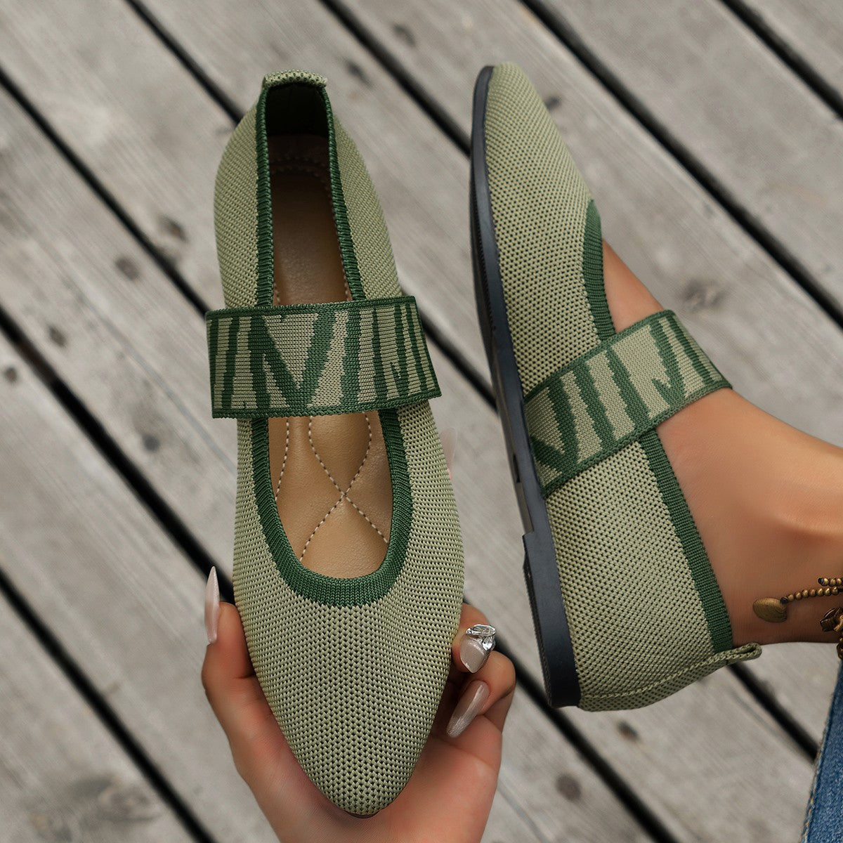 Sophia | Elegant Patterned Ballet Flats