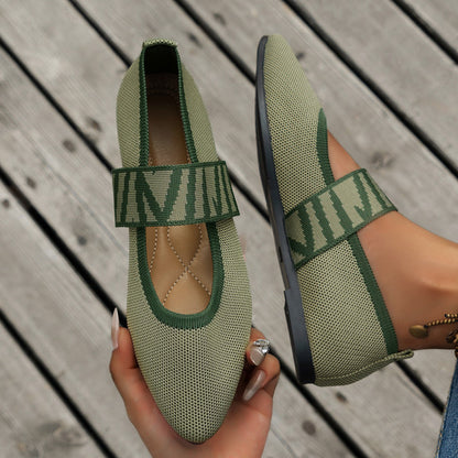 Sophia | Elegant Patterned Ballet Flats