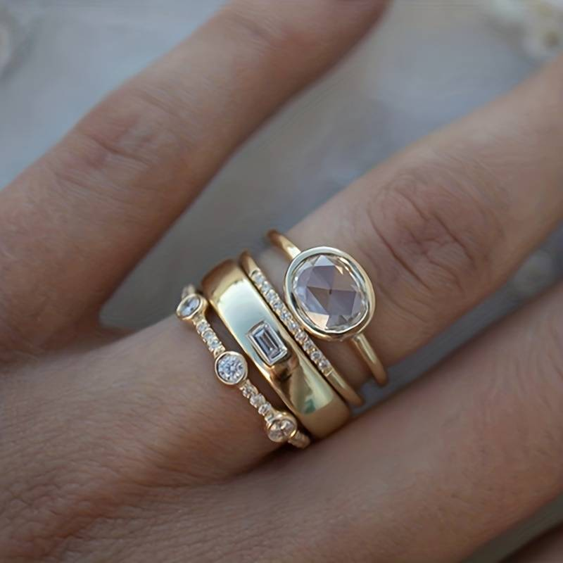 Sophia | Elegant Vintage Ring Set