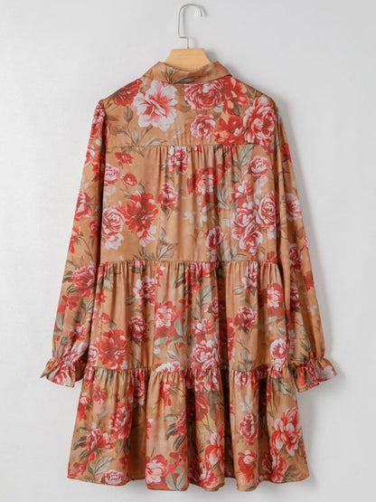 Sophia | Floral Flowing Summer Mini Dress