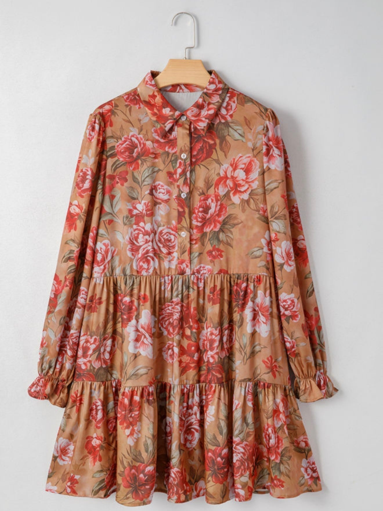 Sophia | Floral Flowing Summer Mini Dress