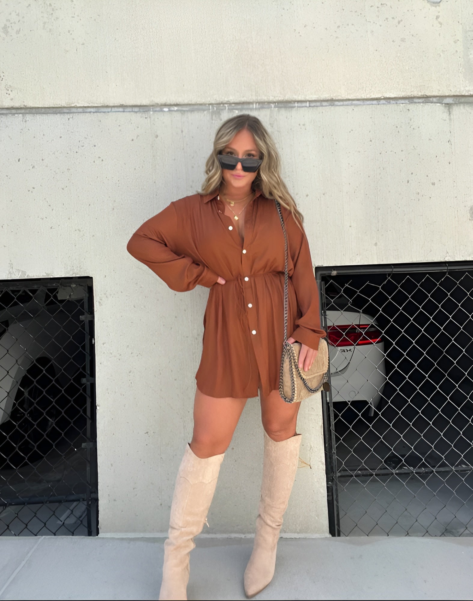 Sophia | Stylish Lightweight Shirt Dress for Women