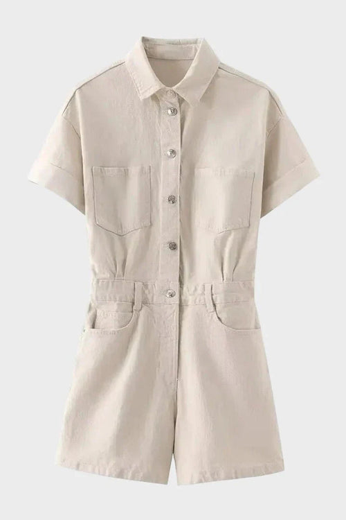 Sophia | Stylish Lightweight Utility Romper for Women