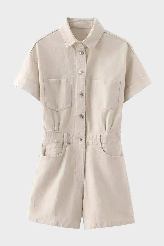 Sophia | Stylish Lightweight Utility Romper for Women