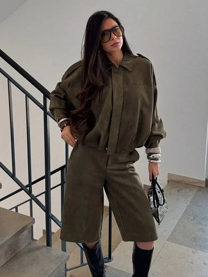 Sophia | Stylish Vintage Bomber Jacket