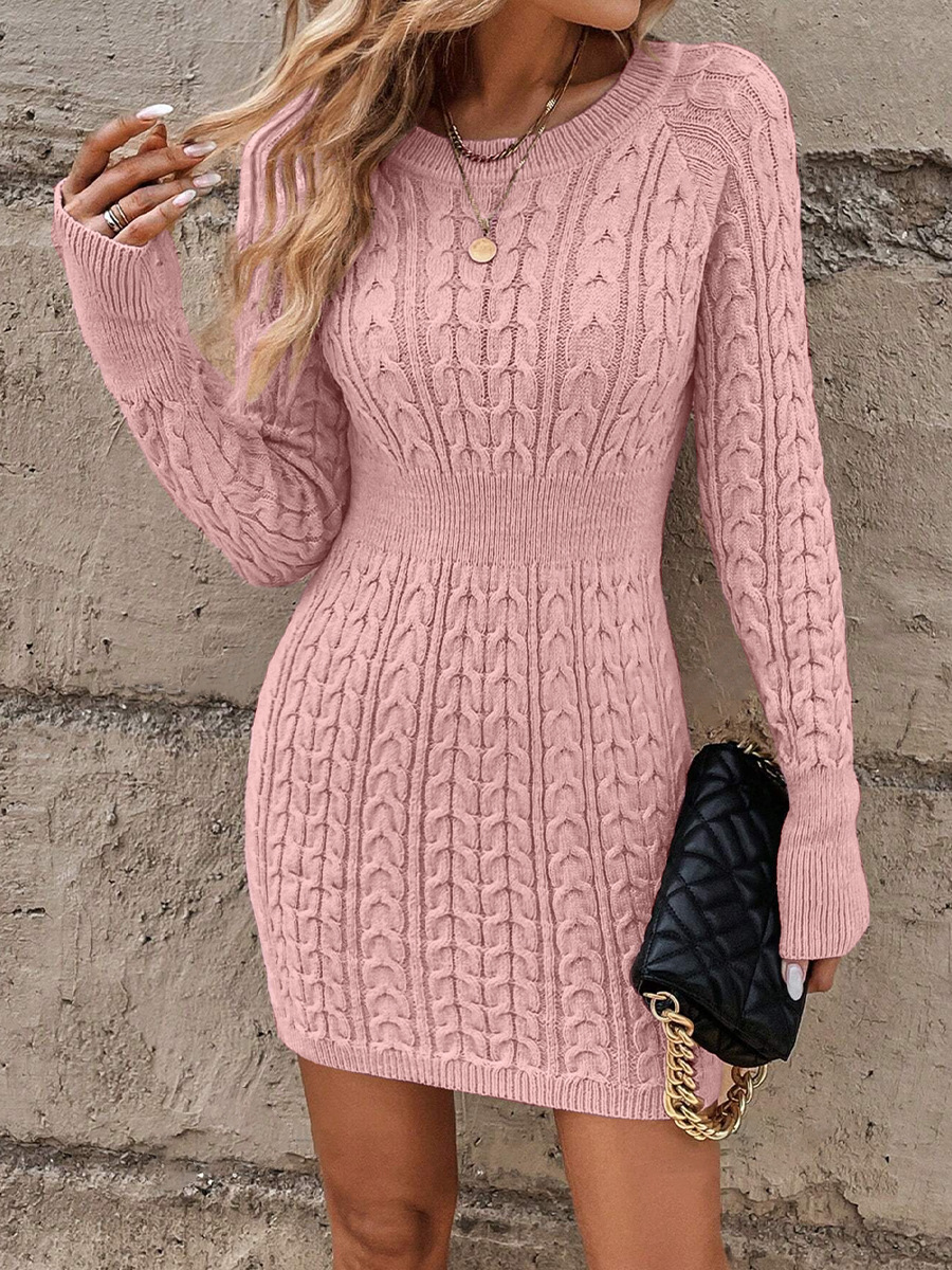 Sophie | Cozy Chic Long Sleeve Sweater Dress
