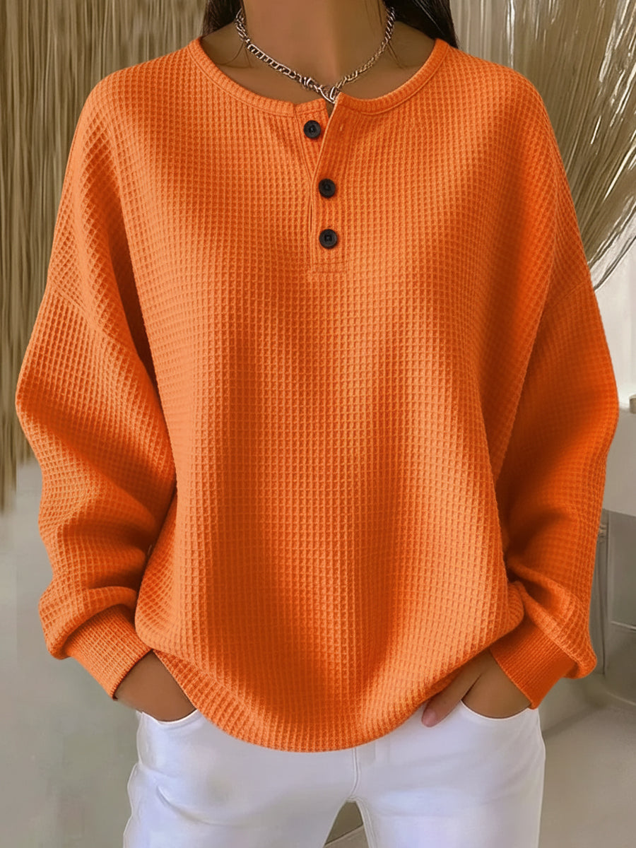 Sophie | Cozy Elegant Waffle Knit Womens Top