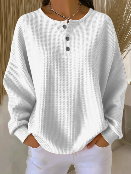 Sophie | Cozy Elegant Waffle Knit Womens Top