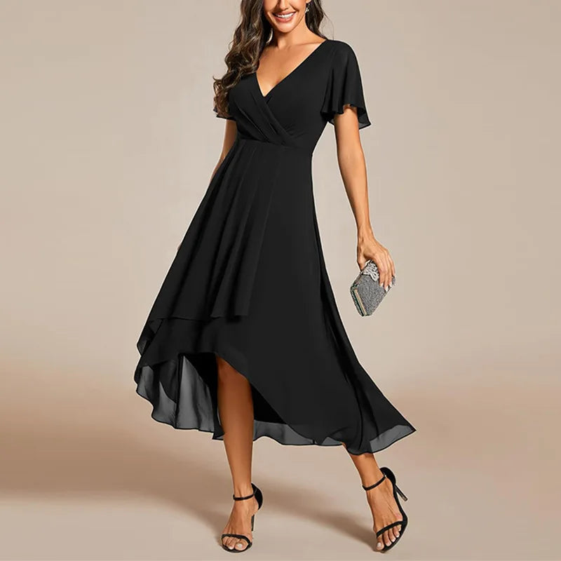 Sophie | Elegant A-Line Summer Dress for Wedding Guests