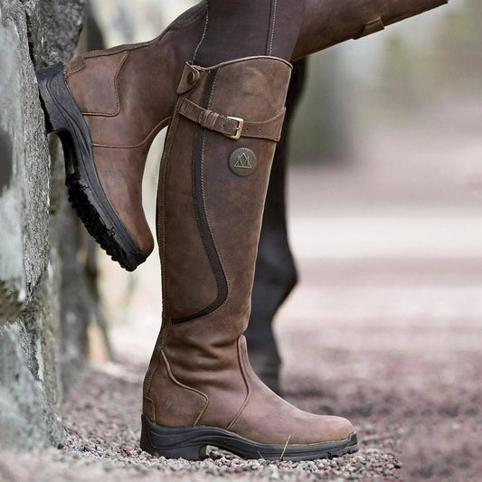 Sophie | Elegant Black Knee High Boots for Women