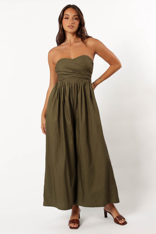 Sophie | Elegant Black Wide Leg Jumpsuit for Women