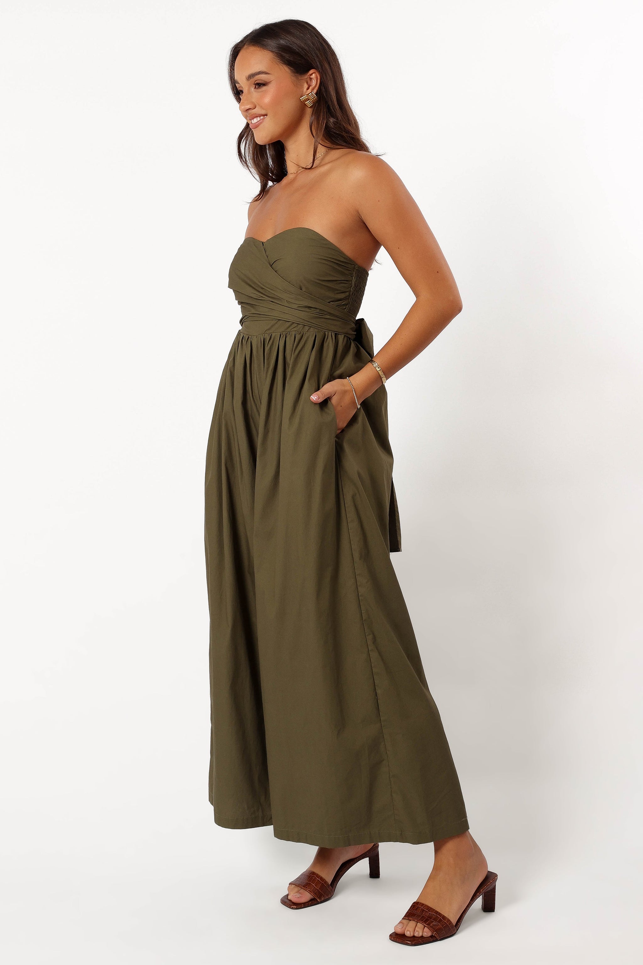 Sophie | Elegant Black Wide Leg Jumpsuit for Women