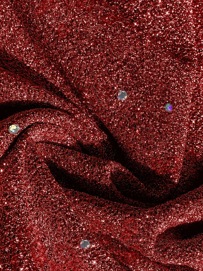 Sophie | Elegant Glitter V Neck Cocktail Dress