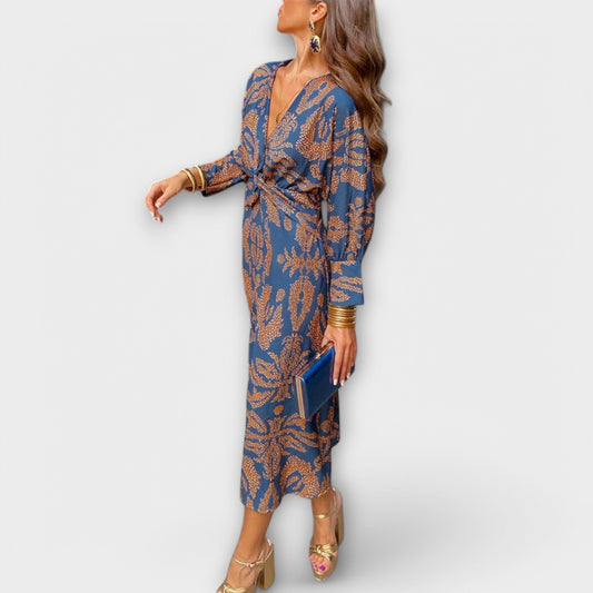 Sophie | Elegant Long Sleeve Black Dress for Women