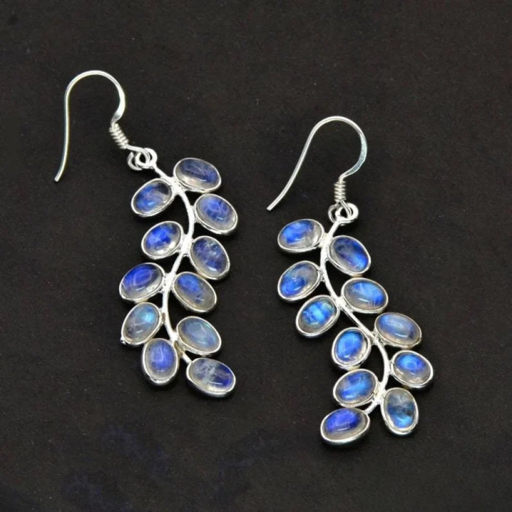 Sophie | Elegant Radiant Moonstone Earrings for Women