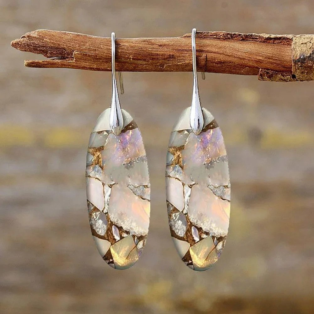 Sophie | Elegant Vintage Oval Earrings for Women