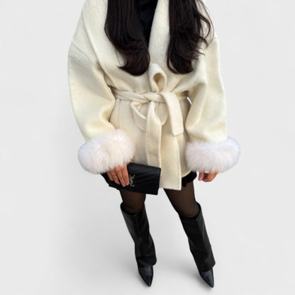 Sophie | Elegant Warm Faux Fur Winter Coat for Women