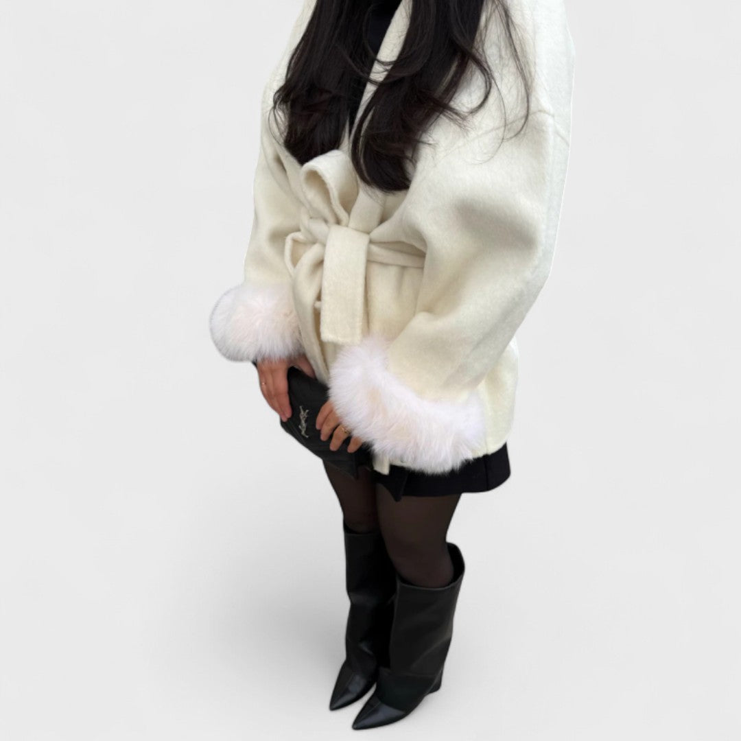 Sophie | Elegant Warm Faux Fur Winter Coat for Women