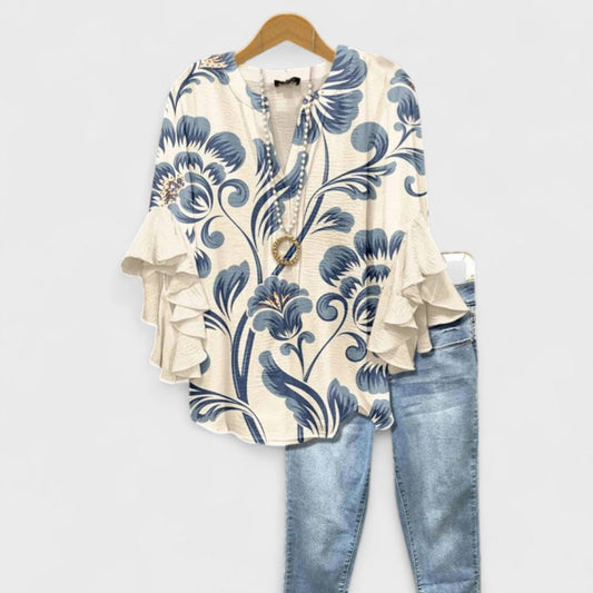 Sophie | Elegant White Blouse for Women
