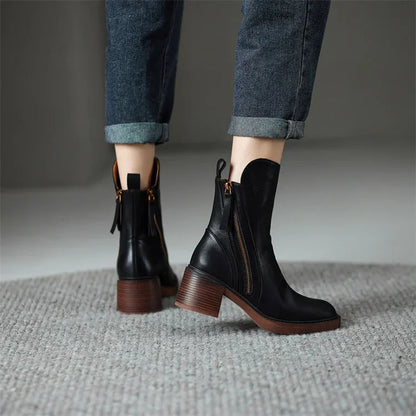 Sophie | Stylish Comfortable Black Ankle Boots for Women