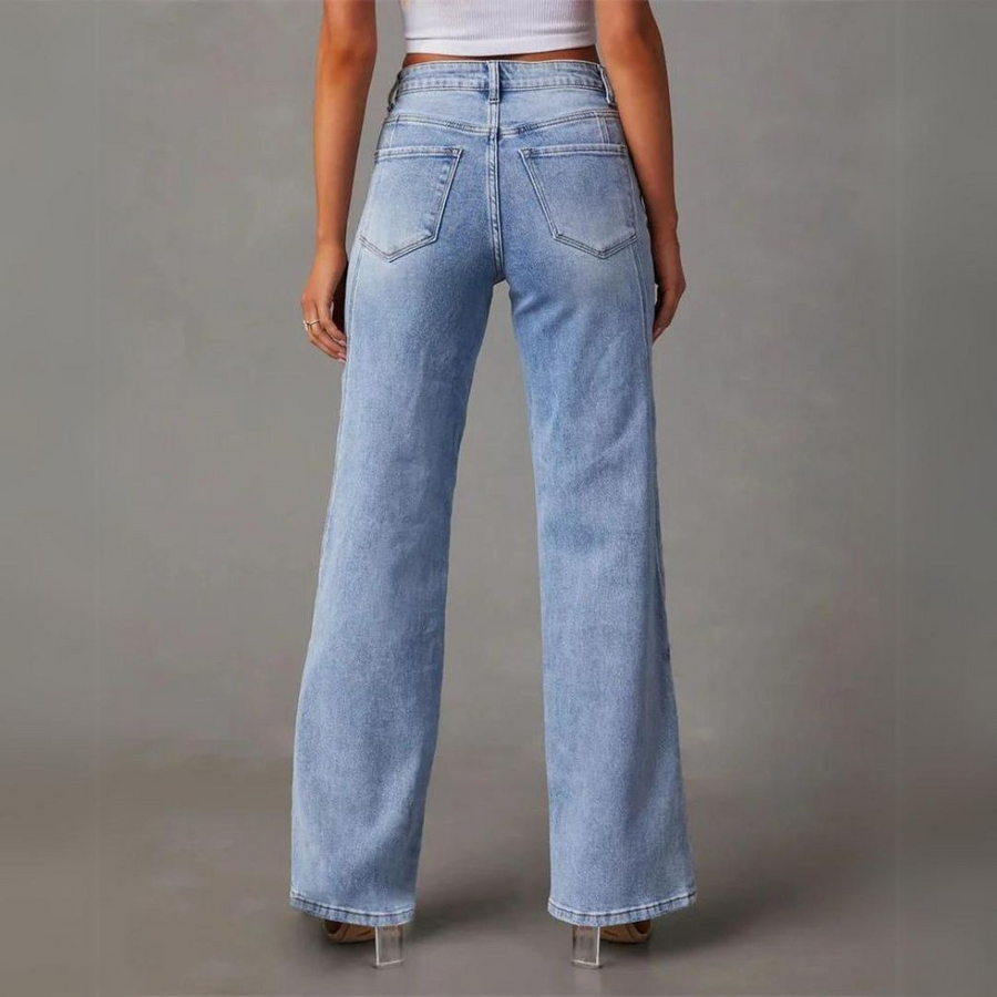 Sophie | Stylish High-Waisted Wide Leg Jeans for Women