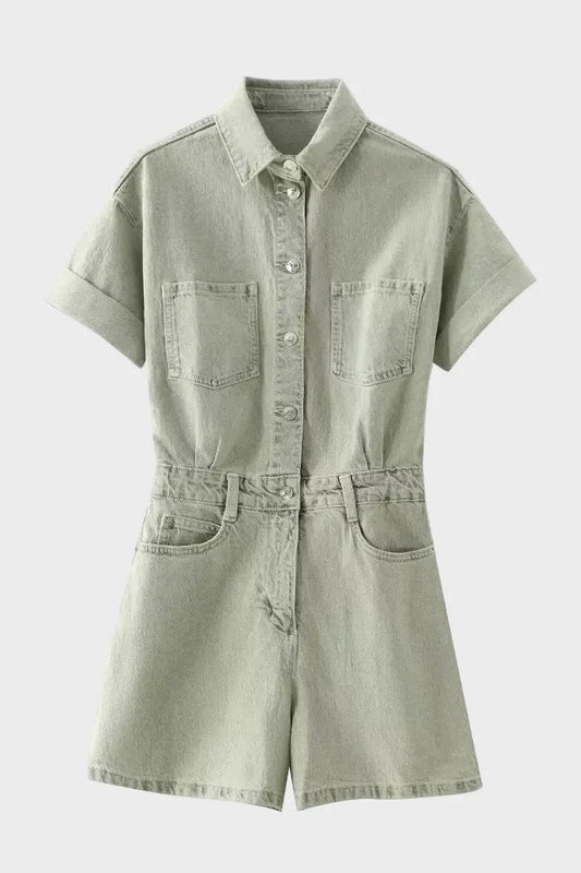 Sophie | Stylish Lightweight Utility Romper for Women